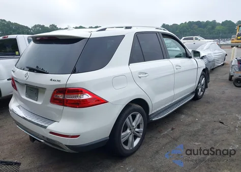 2015 Mercedes-Benz Ml 350 4Matic из США, поврежденный, VIN 4JGDA5HB3FA554844